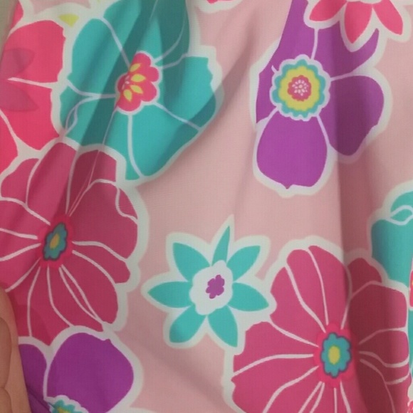 Floral Ruffle & Bow One Piece Swimsuit - Picture 7 of 8